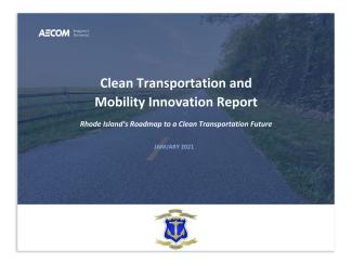 Clean transportation and mobility innovation report