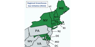 Regional Greenhouse Initiative map