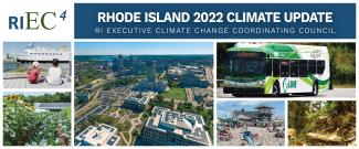 Elements from the cover page of the RI 2022 Climate Update Report
